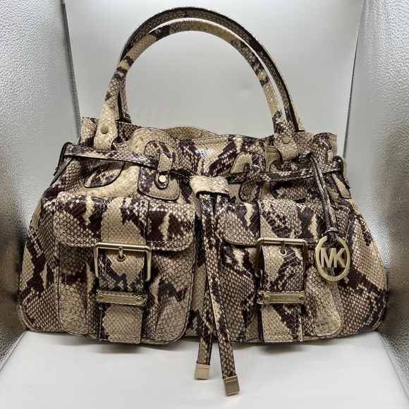 Michael Kors Python Handbag - Picture 3 of 14